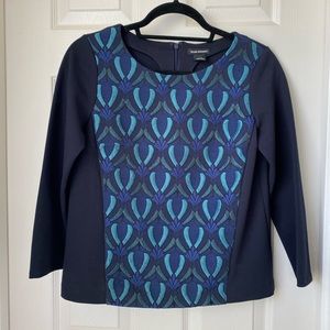 Club Monaco Brocade Front Panel Top